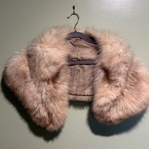 Vintage Blue Fox Stole